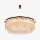 KA1117 PENTAGON DOUBLE DRUM CHANDELIER